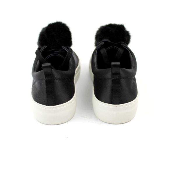 J/Slides Alpha Satin Pompom Platform Sneakers 8.5 - Picture 4 of 6